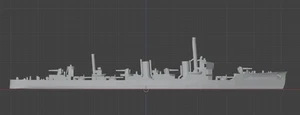 1:1800 IJN Minikaze class Destroyer - Picture 1 of 2