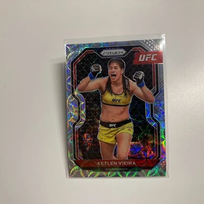 Ketlen Vieira 2021 Panini Prizm UFC Premium Box Set Scope Prizm Card 60/99 #85 - Image 1 of 4
