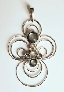 Pierre Lang Statement-Anhänger (rhodiniert) - Bild 1 von 3