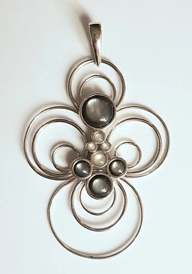 Pierre Lang Statement-Anhänger (rhodiniert) - Bild 1 von 3