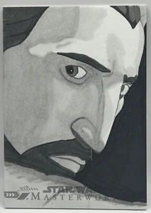 Young Count Dooku 2022 Topps Star Wars Masterwork Kevin B Cleveland sketch 1/1 - Picture 1 of 2