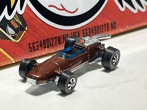 HOT WHEELS REDLINES BRABHAM-REPCO 1969 brown or copper tpughwst color MINTY!