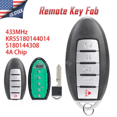 S180144308 Smart Remote Key Fob for Nissan Murano Pathfinder 2015 2016 2017 2018 - Image 1 of 4