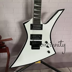 Guitarra Eléctrica White Kelly 6 Cuerdas Caoba BodyFloyd Rose Bridge Pastillas HH - Imagen 1 de 8