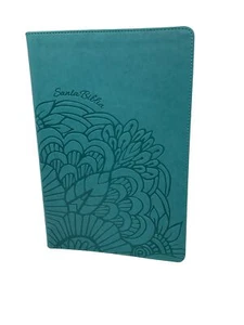 Biblia Letra Gigante RVR 1960 Aqua, Símil Piel letra 14 puntos - Picture 1 of 11