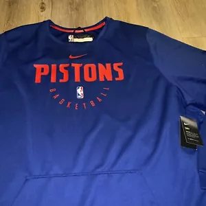 Nike NBA Detroit Pistons Engineered Fleece Dry Pullover Shirt Gr. 4XL Tall NEU - Bild 1 von 9