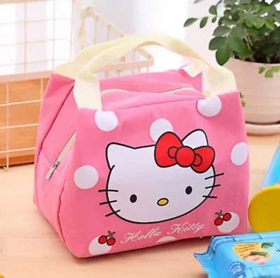 Bolsa de almuerzo Hello Kitty rosa - Bolso aislante para trabajo, viaje, picnic y sobre la marcha Foto 1 de 2