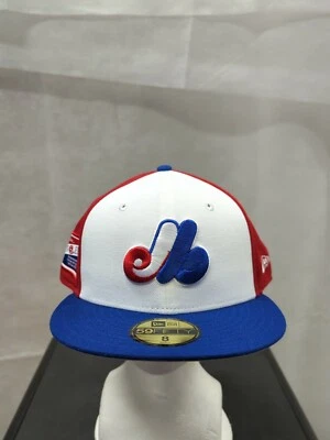 NWS Montreal Expos New Era 100th Anniversary 59fifty 8 Cooperstown Collection  - Image 1 of 4
