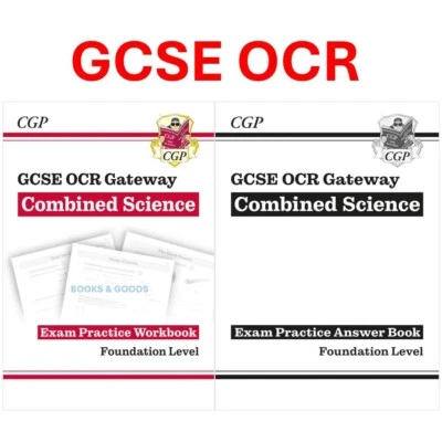 GCSE OCR Gateway Combined Science Exam Practice Workbook -Foundation KS4 CGP - Image 1 of 4