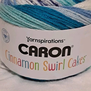 Caron Cinnamon Swirl Cakes Yarn --Snow Cone-- NIP - NOW WITH VOLUME PRICING!! - Picture 1 of 6