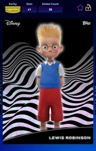 TOPPS DISNEY COLLECT DIGITAL LEWIS ROBINSON AURA 2025 S2 MOUSEFRACTOR LEGENDARY - Bild 1 von 2