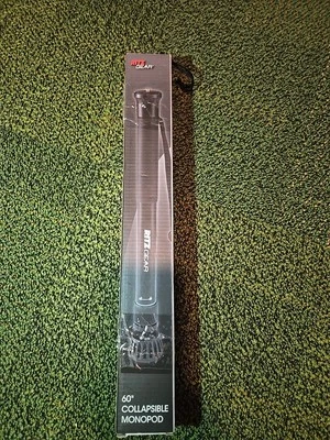 Ritz Gear 60" Collapsible Monopod Stick, Selfie, GoPro & Camera Compatible Black - Image 1 of 3