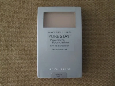 MAYBELLINE Pure Stay Powder& Foundation 10 IVORY SPF15  New + Sealed - Image 1 of 2