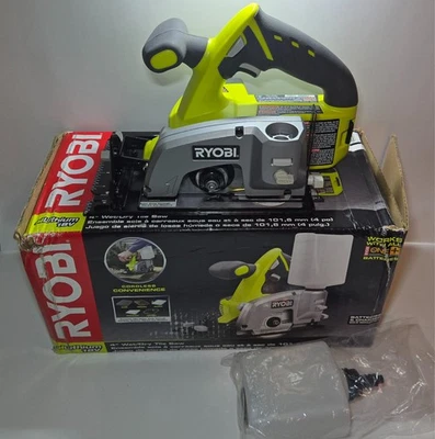 Sierra para azulejos Ryobi P580 ONE+ 18V 4" húmeda/seca portátil inalámbrica (solo herramienta) nueva abierta Foto 1 de 4