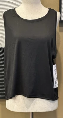 Camiseta sin mangas RBX Active nueva con etiquetas ~ grande ~ negra ~ absorbe la humedad ~ $38 Foto 1 de 4