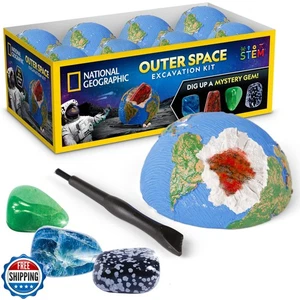 National Geographic Set di mattoni da scavo per pietre preziose nello spazio esterno - 24 scavi B - Foto 1 di 5