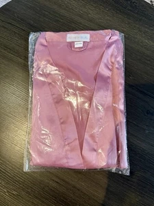 Dusty Pink Satin and Lace Bridal/Bridesmaid Robe By Kennedy Blue - Picture 1 of 5