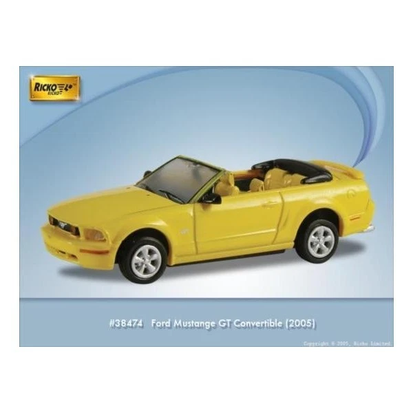 RICKO Busch FORD MUSTANG GT CONVERTIBLE 2005 - SCALA 1/87 H0 - ART. 38474 - Immagine 1 di 1