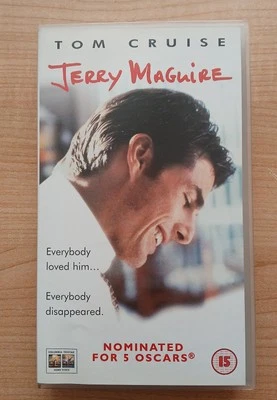 Jerry Maguire - PAL VHS - Tom Cruise - Renee Zellweger - Cuba Gooding Jr  - Image 1 of 4