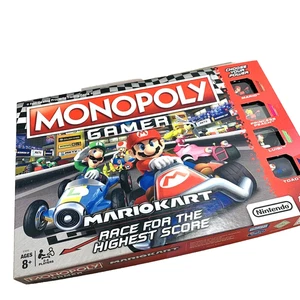 Nintendo Monopoly Gamer Mario Kart Board Game Complete 2-4 Players Used - Picture 1 of 8