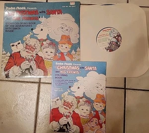 Radio Shack "Christmas With Santa & His Friends" Story Record Album - Picture 1 of 14