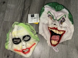 DC Comics The Joker Deluxe Adult Latex Masks 2 Mask, Illusion- RubiesCostume Inc - Picture 1 of 18