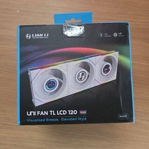Lian Li UNI FAN TL LCD Computergehäuse Lüfter 12 cm Weiß - Bild 1 von 2