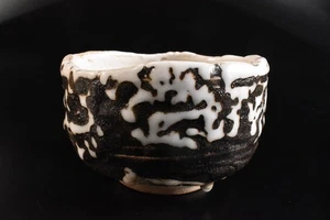 S2723: Japanese Old Mino-ware TEA BOWL Green tea tool Tea Ceremony - Picture 1 of 8