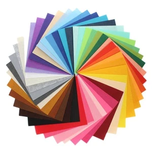 42 Stck. 8 x 8 Zoll Boden Filz Stoff Blätter 1 mm Dick Verschiedene Farben Packung Zum Selbermachen - Bild 1 von 6