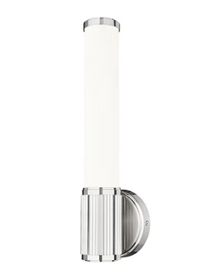 Z-Lite 1021-1S-LED Solange 17" Tall Bathroom Sconce - Nickel - Image 1 of 4