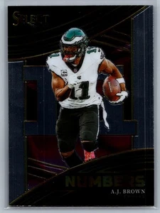 2023 Panini Select #NMB-ABR A.J. Brown Select Numbers - Picture 1 of 2