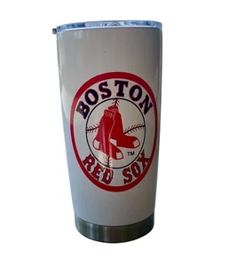 Boston Red Sox Baseball Tumbler w Clear Lid Travel Mom Dad Team 32 Oz - Picture 1 of 5