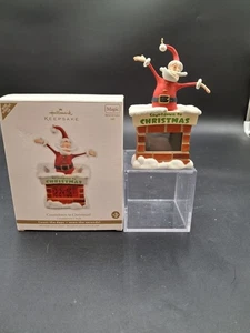 Hallmark Keepsake 2011 Countdown To Christmas Ornament Santa Clock - Picture 1 of 9