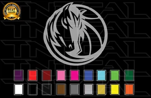 Dallas Mavericks Decal Sticker Basketball Team Logo NBA Vinyl Car Window Wall - Picture 1 of 2