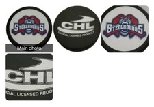 YOUNGSTOWN STEELHOUNDS CHL OFFICIAL HOCKEY PUCK LINDSAY MFG. MADE IN CANADA 🇨🇦
