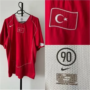 Maglia calcio nazionale turchia 2004 Nike Total 90 maglia calcio - Foto 1 di 12