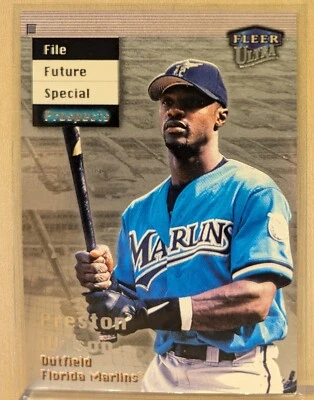 Fleer Ultra Platinum Medallion 1999 #244 Preston Wilson raro novato paralelo/65 Foto 1 de 2