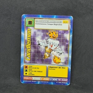 Carte Digimon candlemon Jd-41 niveau disciple 1er Edition Bandai 1999 - Imagen 1 de 3