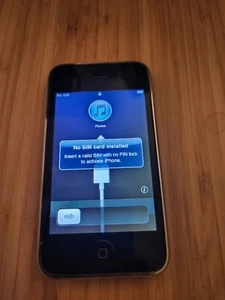 Apple iPhone 3GS 16GB Black (Model A1241) - Vintage - For Parts or Collection - Picture 1 of 7