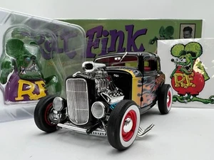 ACME - 1:18 model - 1932 Ford Blown 5 Window and Figure - Rat Fink - A1805022 - Picture 1 of 22