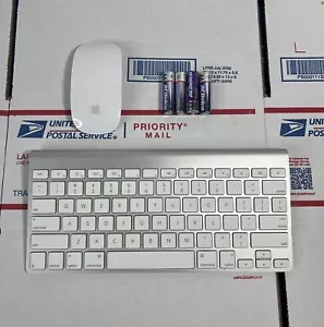 Apple Wireless Keyboard A1314 & A1296 Maus + Akkus - GARANTIE AM SELBEN TAG ^^ - Bild 1 von 6