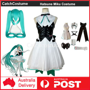 Vocaloid Hatsune Miku Symphony Costume Cosplay Dress Wig Halloween Party Outfits