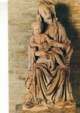 BASILICA ABBAZIA DI S. MERCURIALE-FORLI'-Madonna con Bambino-Terracotta sec.XV