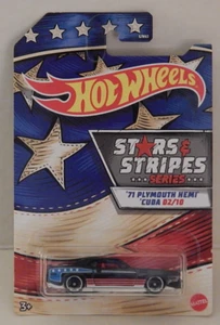 '71 Plymouth Hemi Cuda Barracuda Muscle Car Hot Wheels Stars & Stripes - Bild 1 von 10