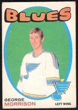 1971-72 Various Conditions George Morrison RC St. Louis Blues #223