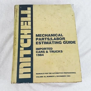 1984 Mitchell Import Cars Trucks Parts Labor Estimating Service Repair Manual - Picture 1 of 9
