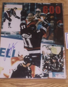 Mark Messier signed Autogramm 16x20 Foto 600 Tor Limited Edition Steiner - Bild 1 von 4