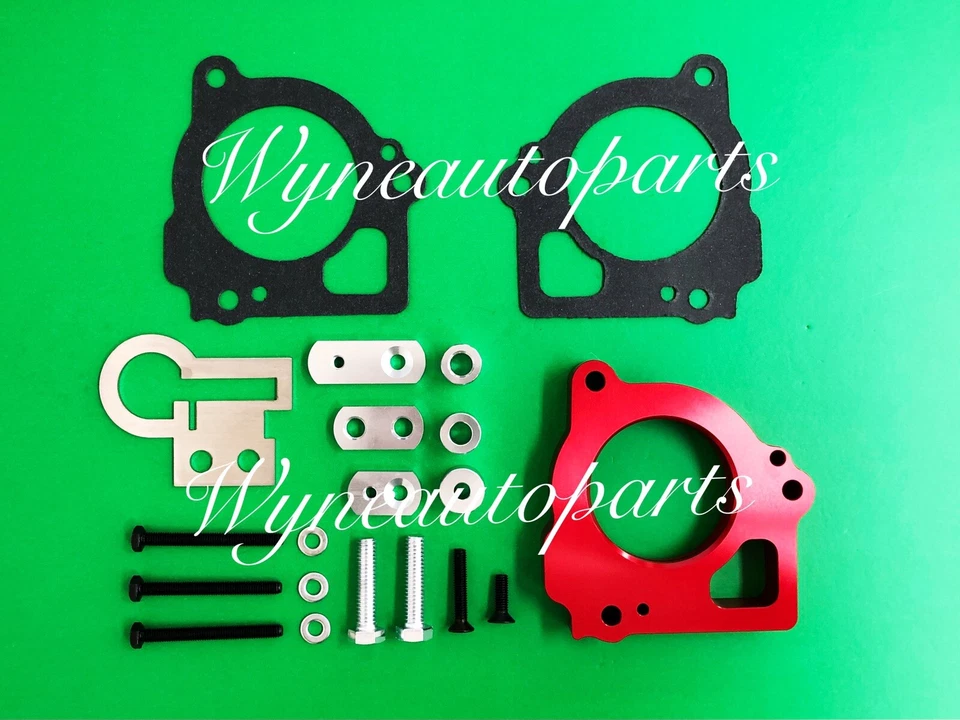 Espaciador de carrocería de acelerador rojo para 03-07 Dodge Dakota Durango y Mitsubishi Raider 4,7 L Foto 1 de 1