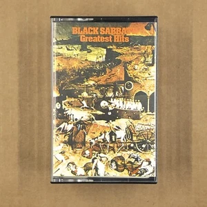 BLACK SABBATH Cassette Tape Metal Doom GREATEST HITS PARANOID IRON MAN - Picture 1 of 5