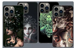 Medusa in Ancient Greek Coque Cover Case For Iphone 15 Pro Max 14 13 12 11 Xr Xs - Photo 1 sur 9